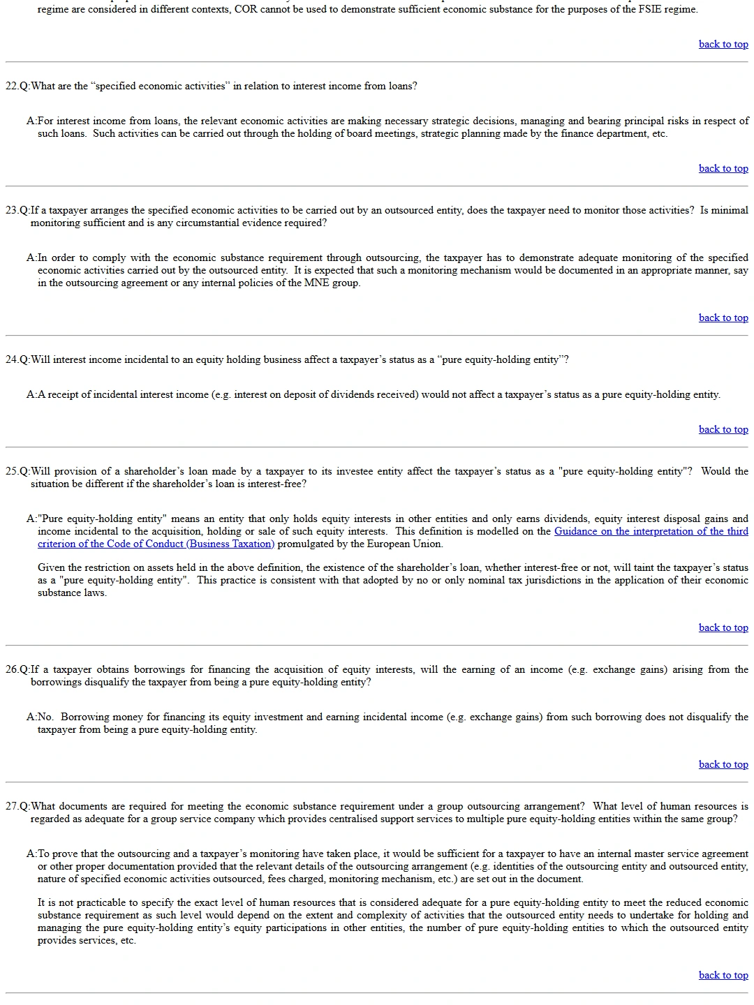 Hong Kong IRD: FSIE Frequently Asked Questions