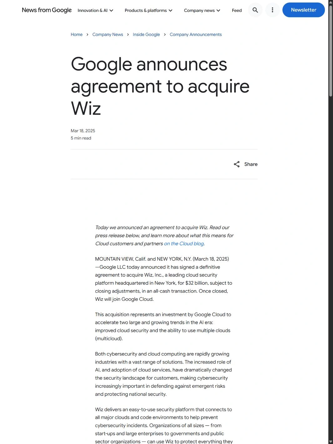 Google签约公告 identity P01