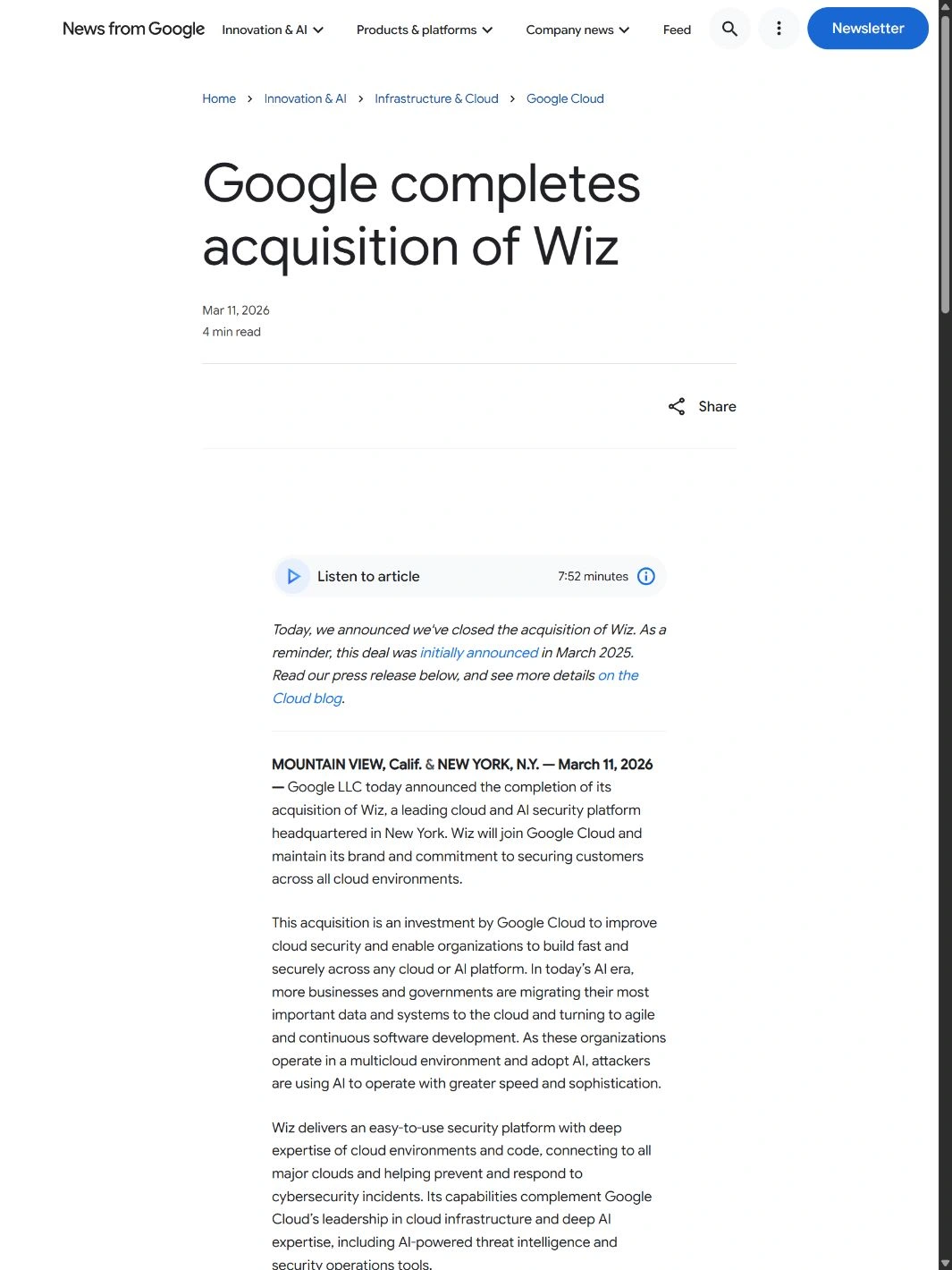 Google交割公告 identity P01