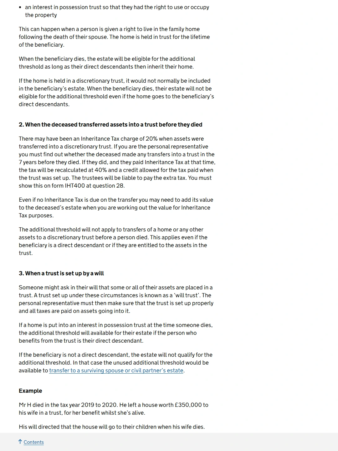HMRC:Trusts and Inheritance Tax